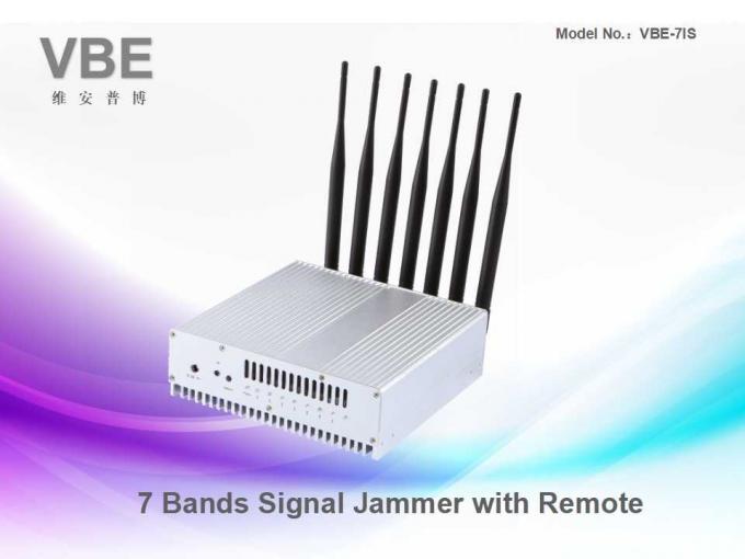 plages de fréquence étendues à télécommande de brouilleur de signal de téléphone portable de 16W Wifi GPS